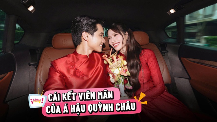 Á hậu Chế Nguyễn Quỳnh Châu lên xe hoa với nam doanh nhân 8X