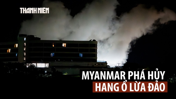 Quân đội Myanmar cho nổ trung tâm lừa đảo, Thái Lan lo dòng người vượt biên