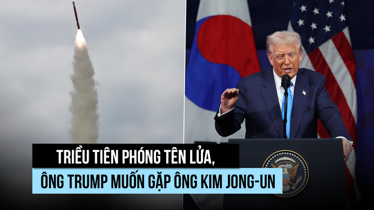 Triều Tiên thử tên lửa hành trình, ông Trump muốn gặp ông Kim Jong-un