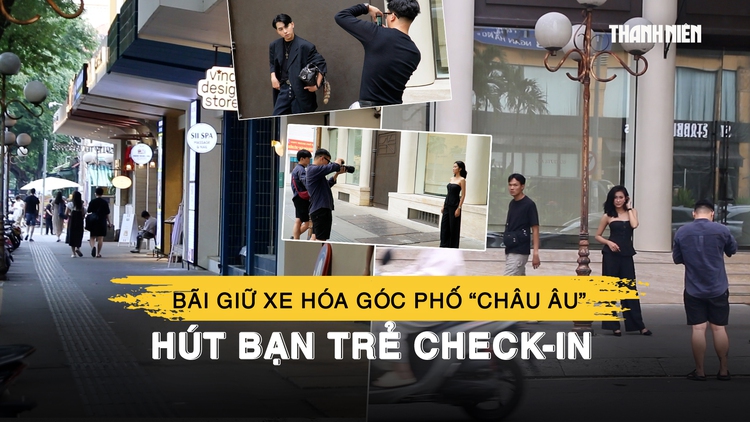 Vỉa hè cạnh đường sách Nguyễn Văn Bình hóa 'góc phố châu Âu' hút khách check-in