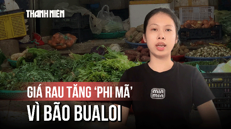 Giá rau tại Hà Nội tăng đột biến sau bão Bualoi