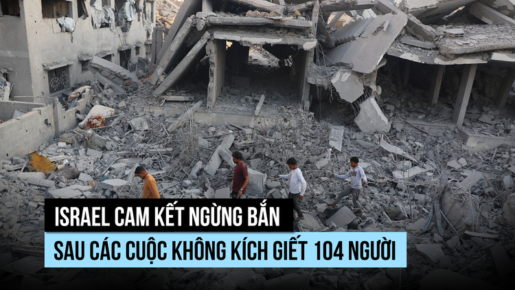 Israel không kích giết 104 người, tố Hamas giả mạo khai quật hài cốt con tin
