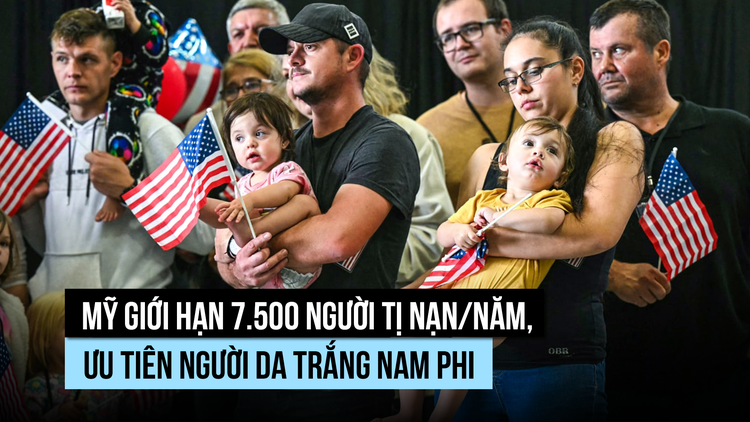 Mỹ giảm mạnh tiếp nhận tị nạn, bất ngờ đối tượng ưu tiên