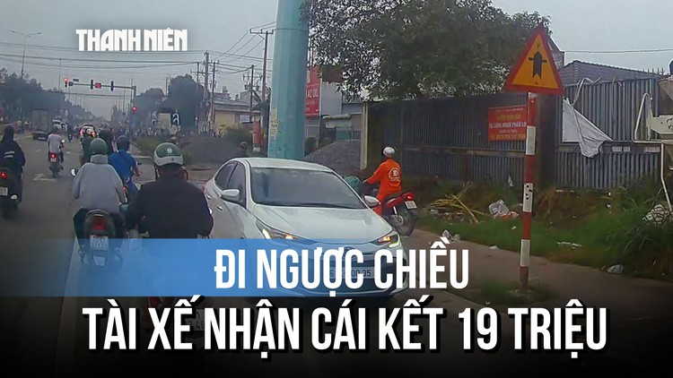 Đi ngược chiều để “tiết kiệm thời gian”, tài xế nhận cái kết 19 triệu