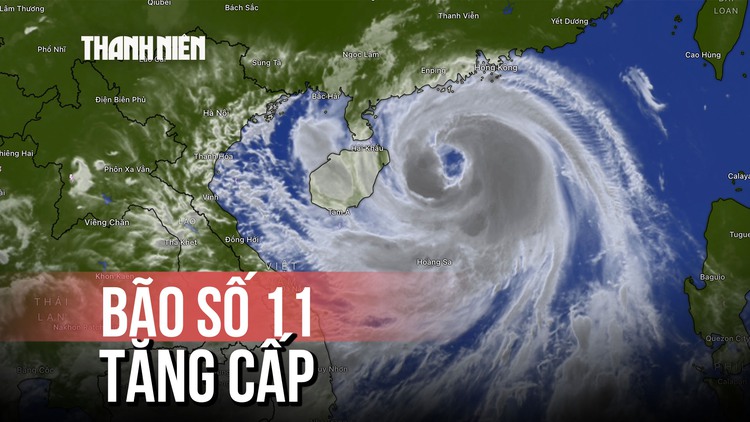 Bão số 11 sẽ tăng cấp, cảnh báo đặc biệt nguy hiểm trên biển