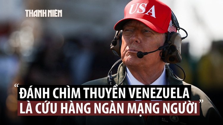 Ông Trump nói đánh chìm thuyền Venezuela là chuyện ‘tử tế’