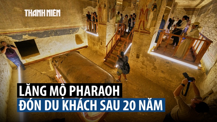 Có gì trong lăng mộ pharaoh đóng cửa suốt 20 năm?