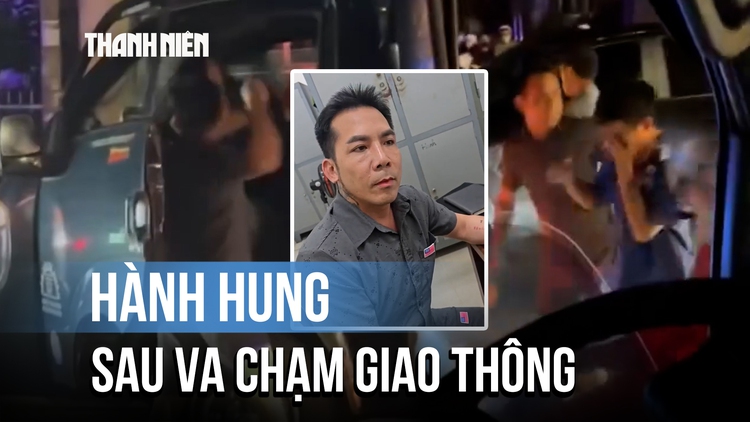 Hành hung, đập điện thoại tài xế xe tải sau va chạm giao thông