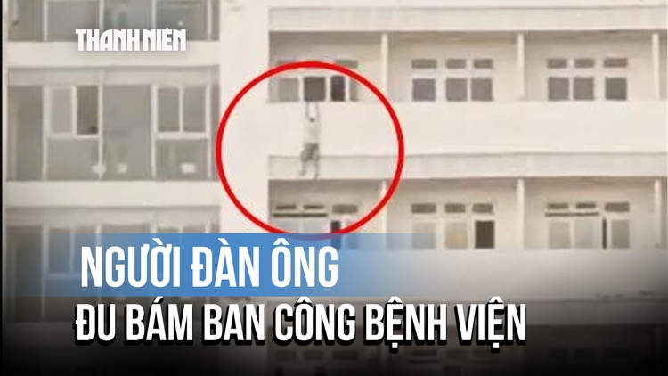 Xôn xao clip người đàn ông rơi từ lầu 8 bệnh viện ở Đồng Nai