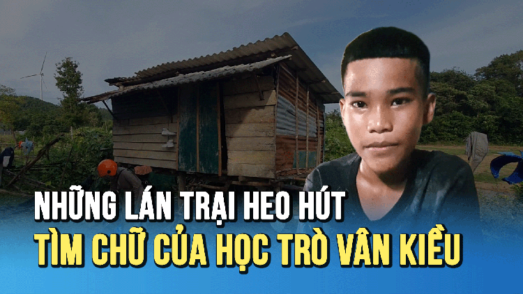 Những lán trại tạm bợ trong cuộc sống ‘ra riêng’ tìm chữ của học trò Vân Kiều
