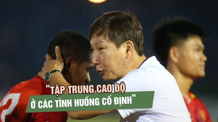 HLV Kim Sang-sik mong học trò cải thiện khâu dứt điểm, phòng ngự tỉnh táo hơn