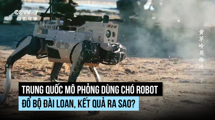 Trung Quốc tung chó robot, UAV ra tập trận đánh đảo, kết quả ra sao?