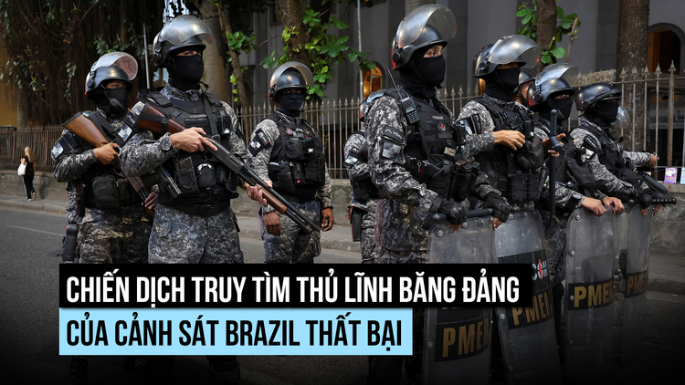 Chiến dịch sắt máu đánh băng đảng của cảnh sát Brazil thất bại