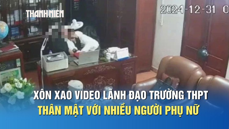 Xôn xao video lãnh đạo trường THPT ở Ninh Bình thân mật với nhiều phụ nữ