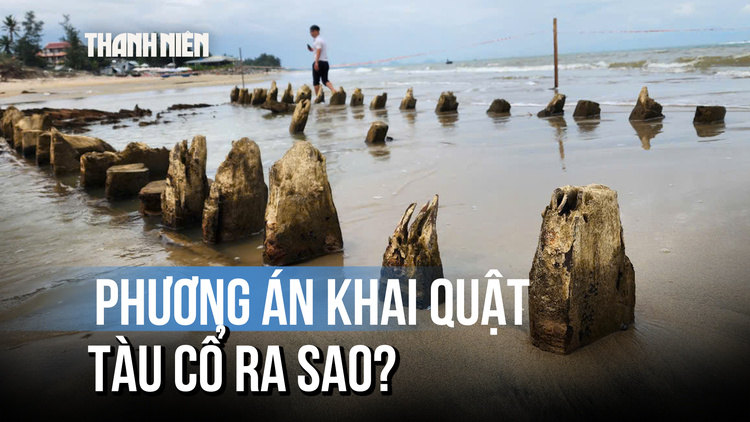 Tàu cổ trồi lên sau bão: Dự án khai quật ra sao?