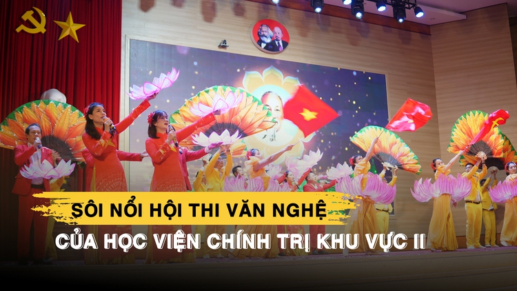 Sôi nổi hội thi văn nghệ chào mừng 20.11 của Học viện Chính trị khu vực II