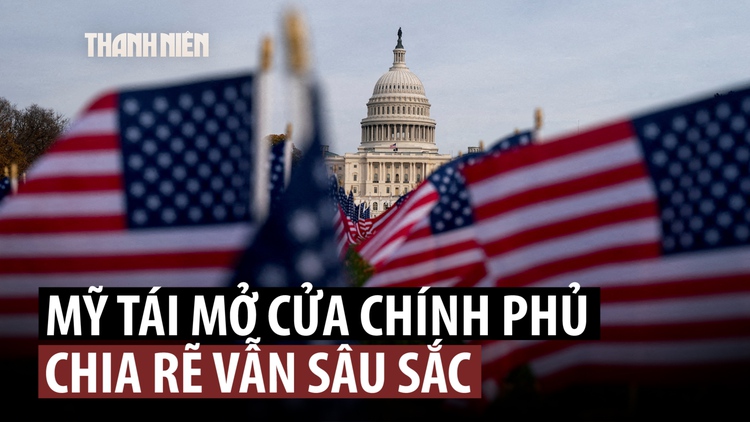 Chính phủ Mỹ mở cửa trở lại, chia rẽ chính trị sâu sắc vẫn còn