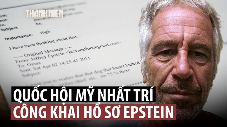 Lưỡng viện Quốc hội Mỹ nhanh chóng chấp thuận công bố hồ sơ Epstein