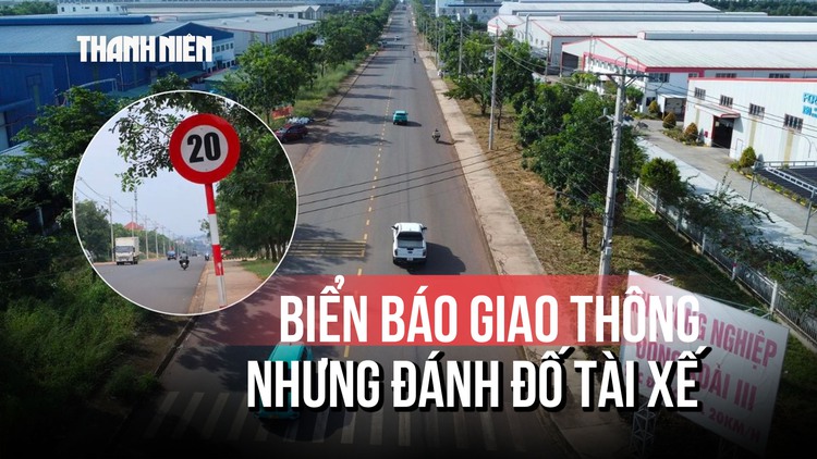 Đồng Nai: Biển báo giới hạn tốc độ 20 km/giờ như... 'đánh đố' tài xế?