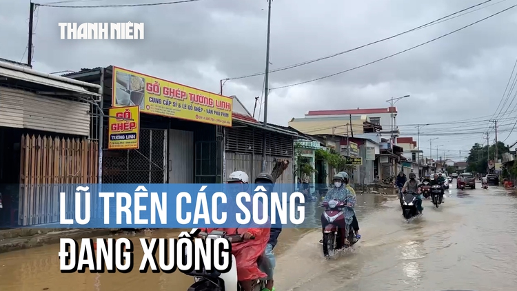 Lũ trên các sông Krông Ana, sông Kôn tiếp tục xuống