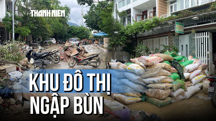 Khu đô thị Vĩnh Điềm Trung tan hoang sau trận ngập lụt lịch sử