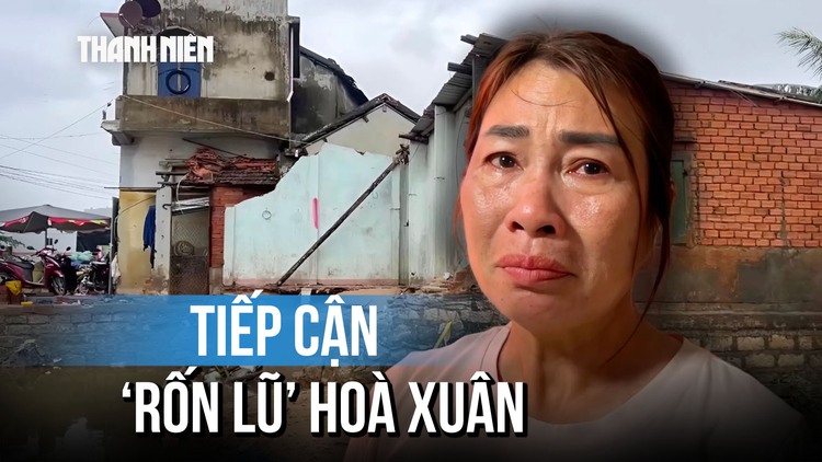 Tiếp cận 'rốn lũ' Hòa Xuân: Biển nước mênh mông, nhiều thôn vẫn bị cô lập