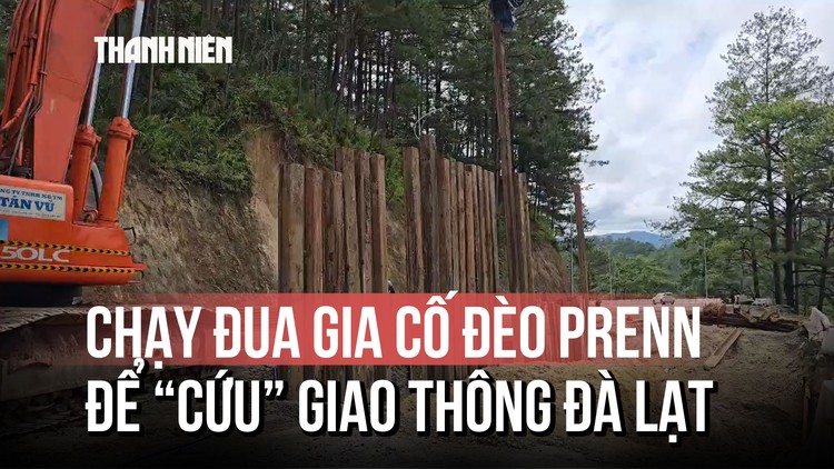 Khẩn trương gia cố đèo Prenn để thông xe một chiều