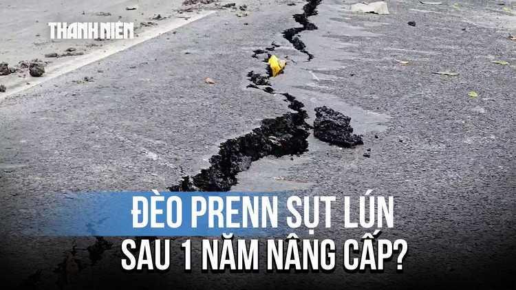 Cận cảnh vết sụt lún nghiêm trọng trên đèo Prenn sau hơn 1 năm nâng cấp