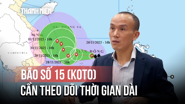 Bão số 15 (Koto) duy trì cấp 11, cần theo dõi trong thời gian dài