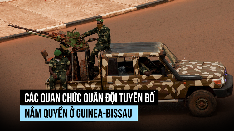 Binh biến nổ ra ở Guinea-Bissau
