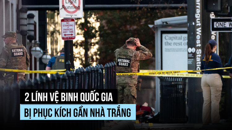2 lính Vệ binh Quốc gia bị phục kích, trọng thương gần Nhà Trắng