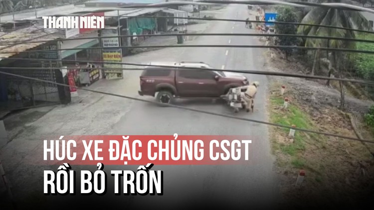 Truy tìm tài xế húc mô tô đặc chủng CSGT ở Tây Ninh rồi bỏ trốn