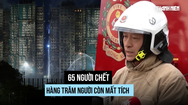 Hồng Kông khống chế đám cháy chung cư, gần 300 người còn mất tích