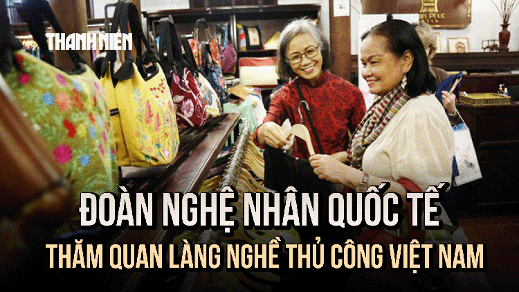 Nghệ nhân quốc tế tham quan làng nghề dệt lụa Vạn Phúc, làng gốm Bát Tràng