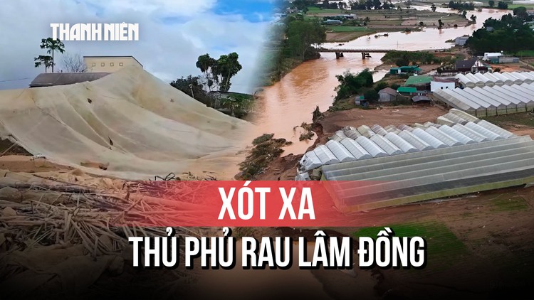 Trận lũ lịch sử cuốn phăng hàng trăm ha nhà lưới ở Lâm Đồng