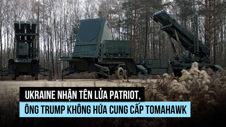 Ukraine nhận thêm tổ hợp Patriot, ông Trump không hứa cung cấp Tomahawk