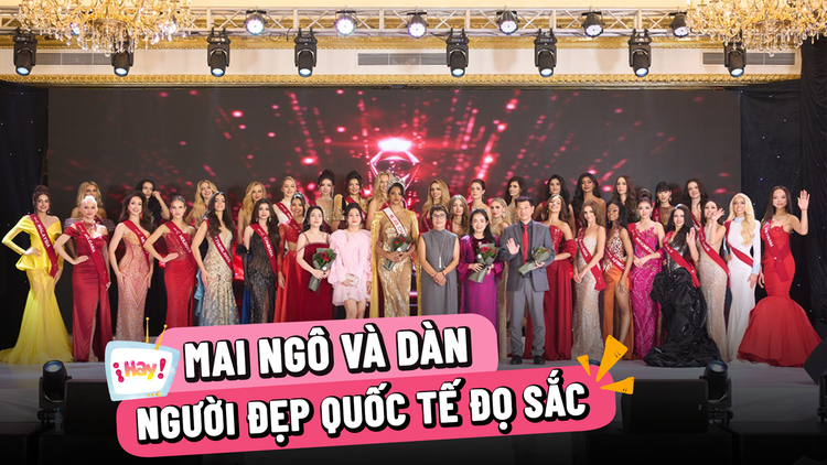 Mai Ngô cùng dàn người đẹp quốc tế đọ sắc, 'chinh chiến' tại Miss Charm 2025