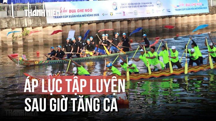 VĐV đua ghe ngo chia sẻ áp lực tập luyện 'khắc nghiệt' sau giờ tăng ca