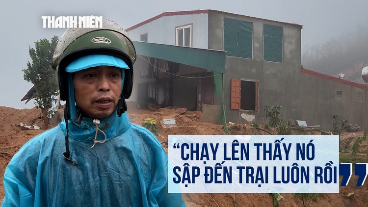 Vụ sạt lở núi Rú Rác: ‘Chạy lên thấy nó sập đến trại luôn rồi’