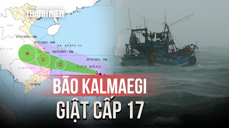 Bão số 13 (Kalmaegi) giật cấp 17, miền Trung đối mặt sóng cao 10 mét
