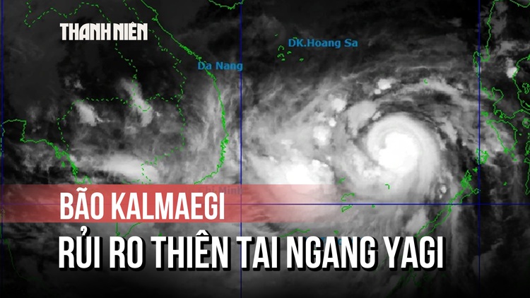 Bão Kalmaegi (bão số 13) sẽ gây gió rất mạnh, cấp rủi ro thiên tai ngang bão Yagi