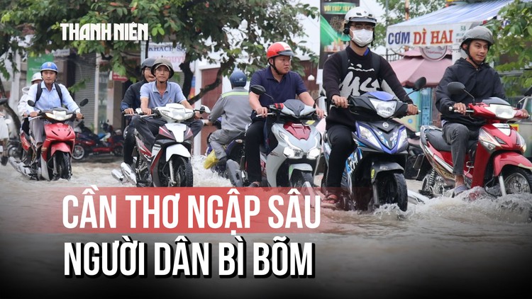 Triều cường lập kỷ lục mới, Cần Thơ ngập sâu