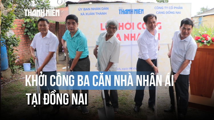 Báo Thanh Niên khởi công thêm ba căn Nhà nhân ái ở Đồng Nai