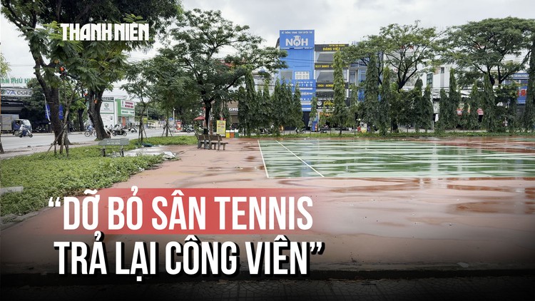 TP.HCM: Tháo dỡ sân tennis, mở rộng công viên cho người dân