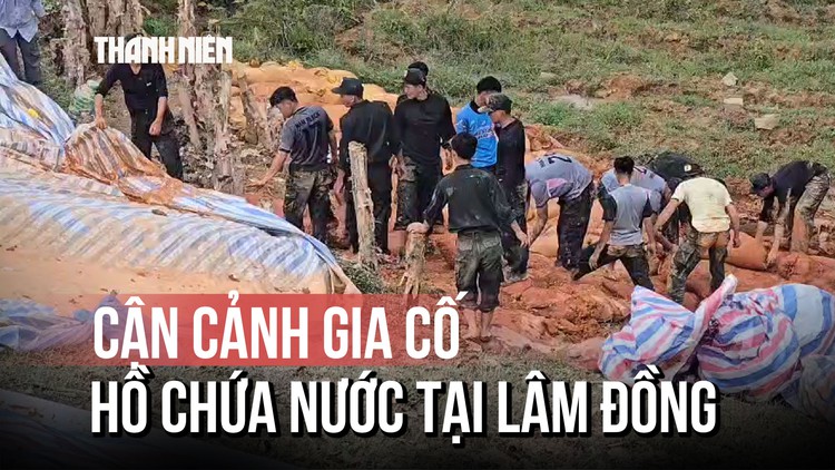 Lâm Đồng: Khẩn cấp triển khai khoan gia cố thân đập hồ chứa nước Cay An