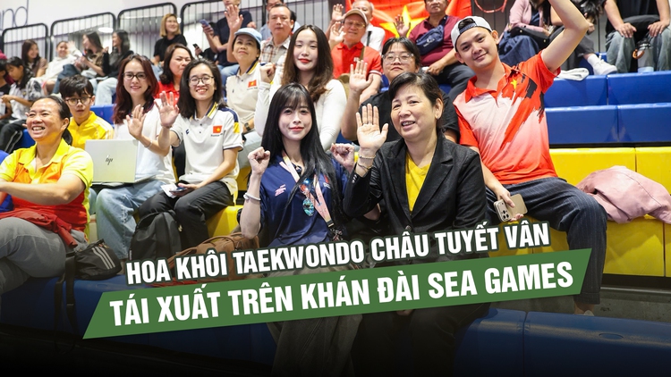 Hoa khôi taekwondo Châu Tuyết Vân tái xuất trên khán đài SEA Games, hé lộ kế hoạch tương lai
