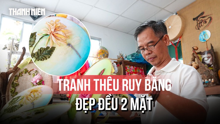 Thợ may Cần Thơ trình làng kỹ thuật thêu lạ, mặt sau đẹp không kém mặt trước