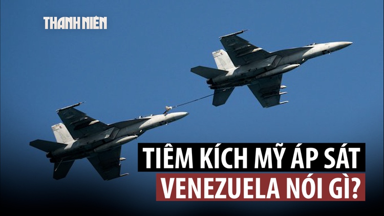 Hai tiêm kích F/A-18 Mỹ áp sát Venezuela