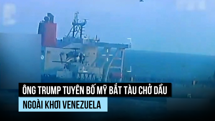 Xem lực lượng Mỹ bắt tàu chở dầu ngoài khơi Venezuela