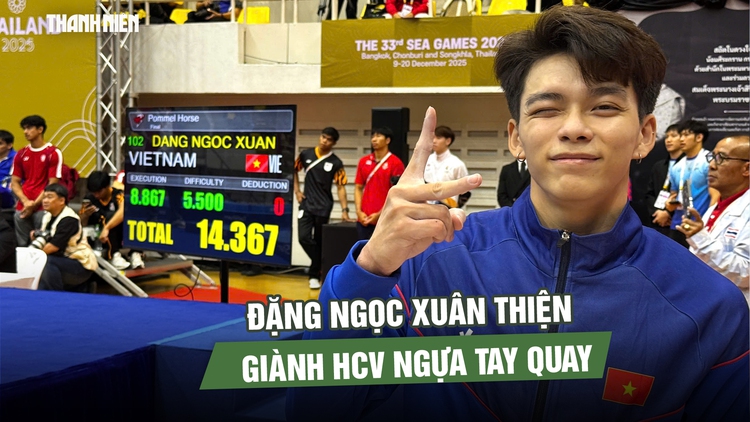 Đặng Ngọc Xuân Thiện giành HCV ngựa tay quay: 'Tôi tự tin và đã làm được'